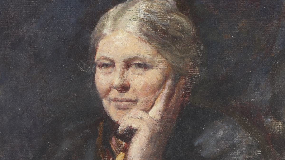Charlotte Mason painted in 1902 by Frederic Yates