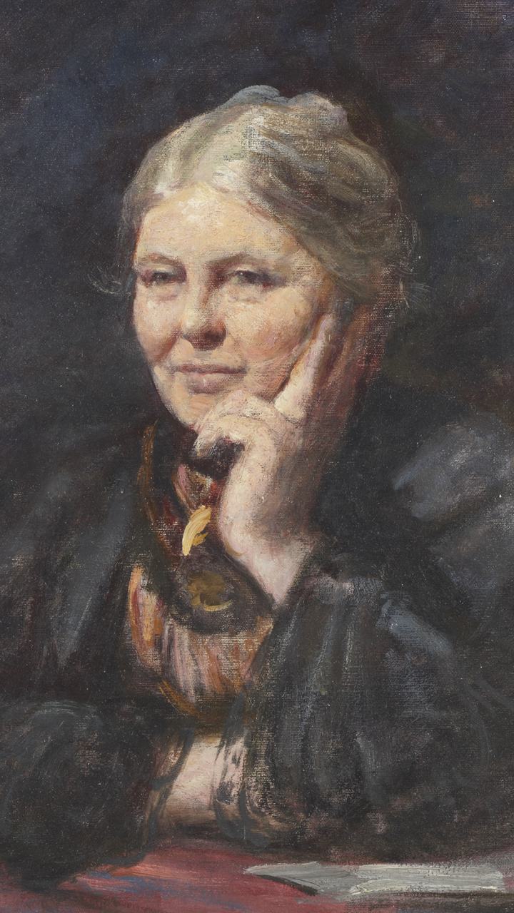 Charlotte Mason painted in 1902 by Frederic Yates
